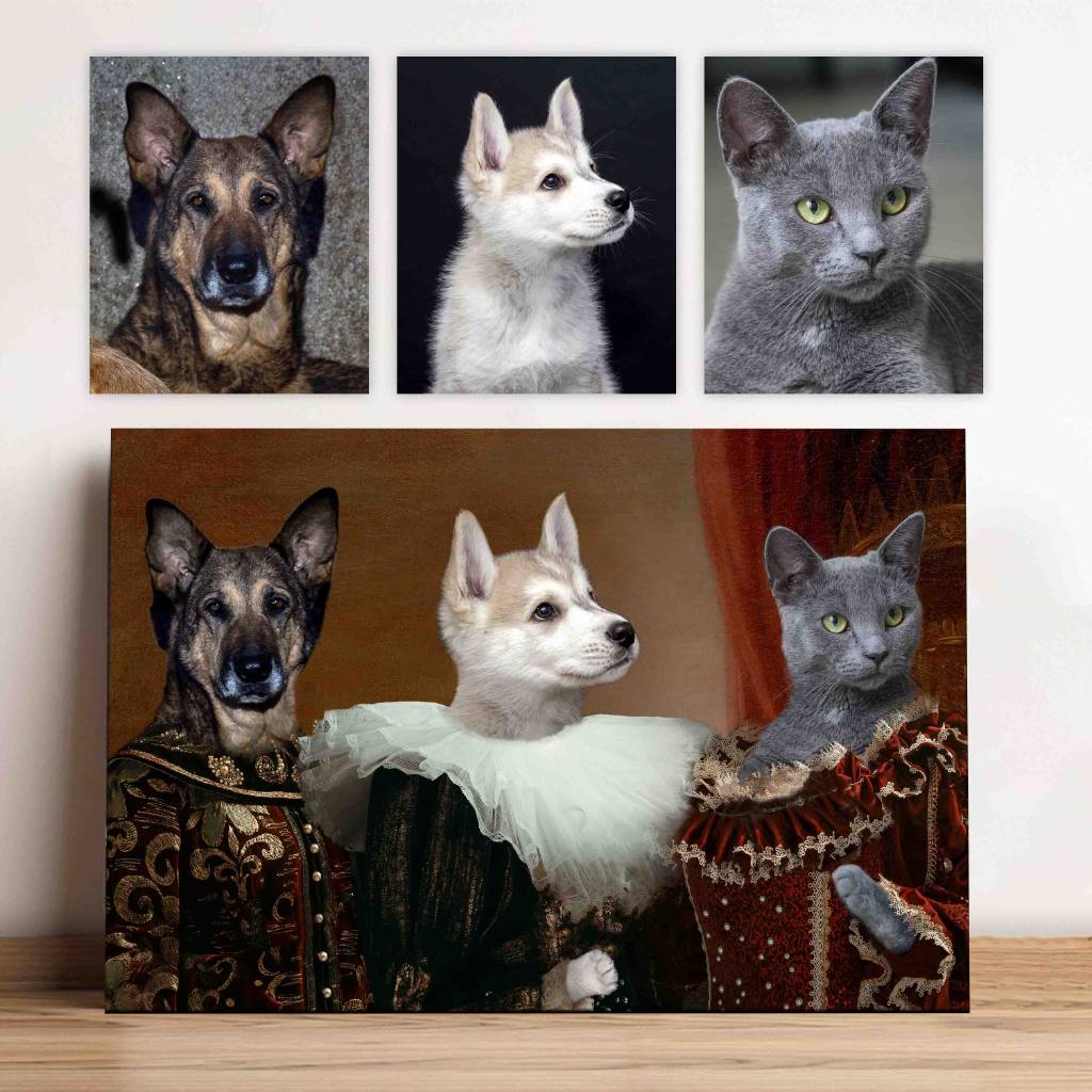 Fully Custom Pet Portrait Pet Art