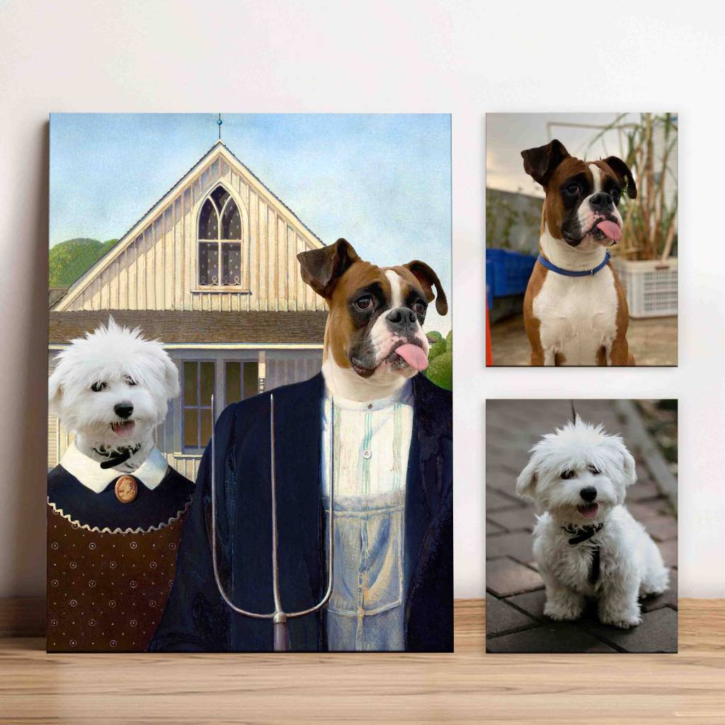 Fully Custom Pet Portrait Pet Art