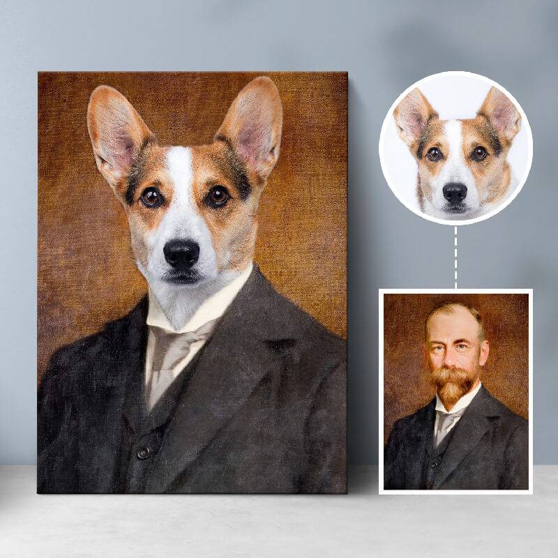 Fully Custom Pet Portrait Pet Art