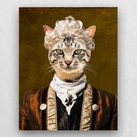 Statesman Vintage Dog Prints Cat Portraits Custom