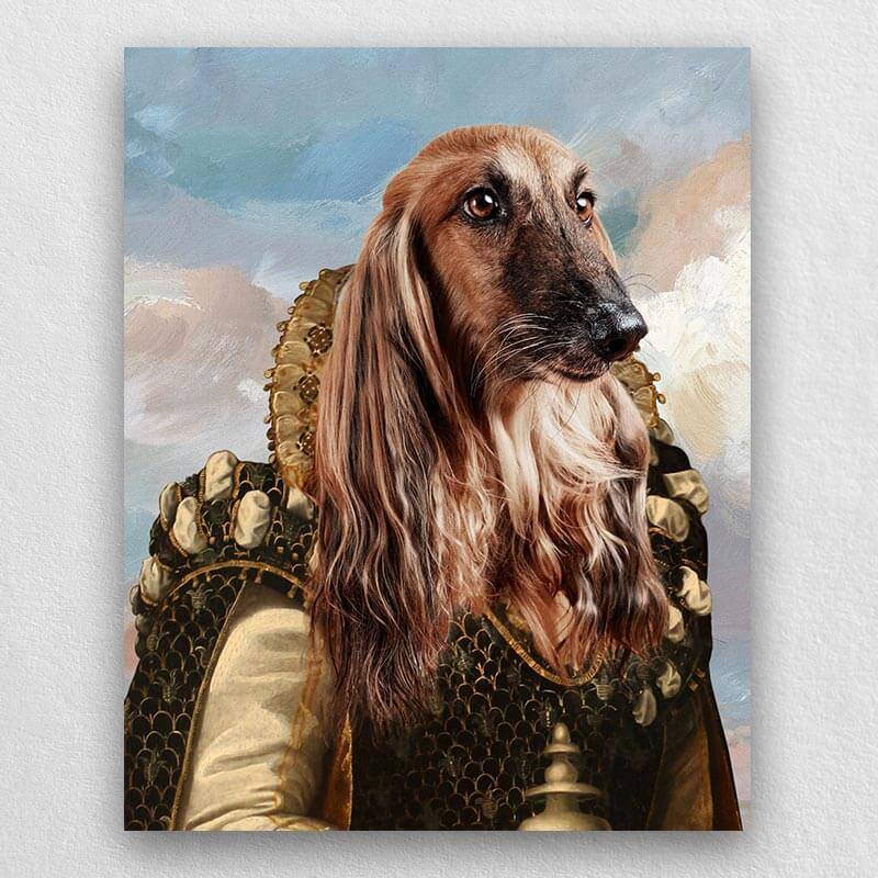 Medieval Dog Portraits Personalised Pet Portrait Royalty