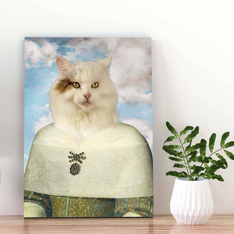 Classical Custom Pet Portraits Paintings On Canvas