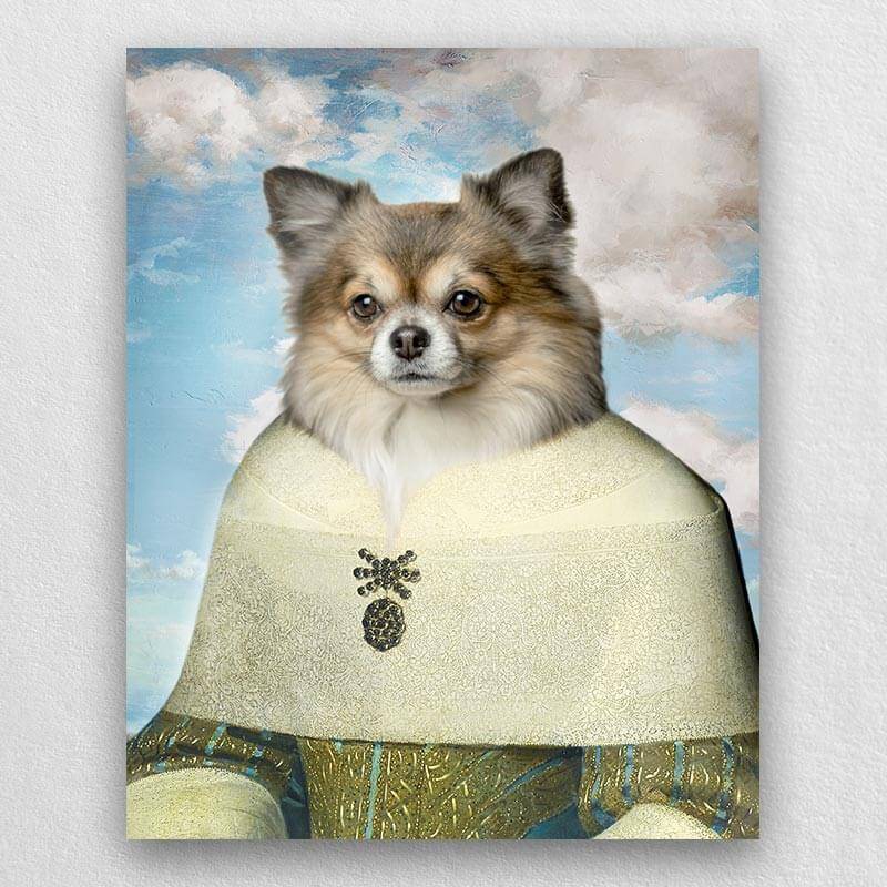 Classical Custom Pet Portraits Paintings On Canvas