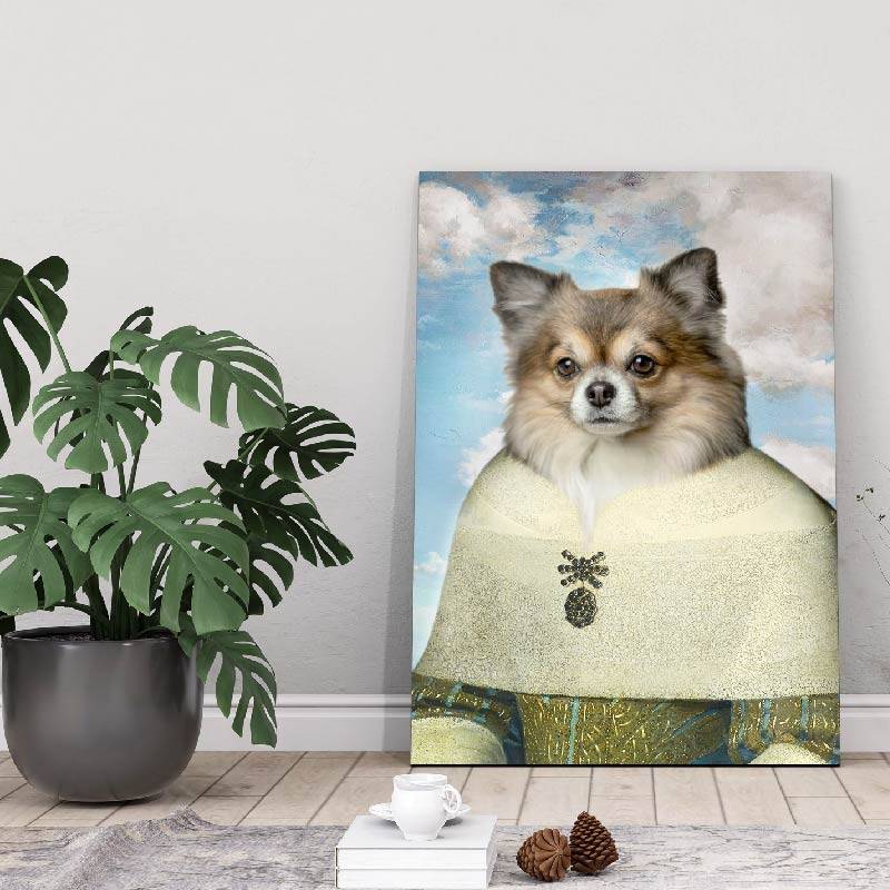 Classical Custom Pet Portraits Paintings On Canvas