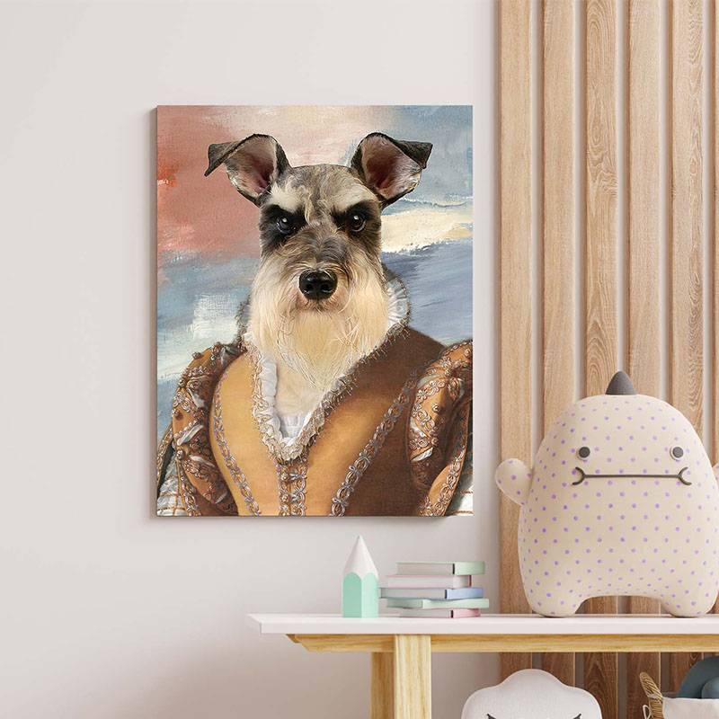 Noblewoman Pet Portrait Renaissance Dog Royal Portraits