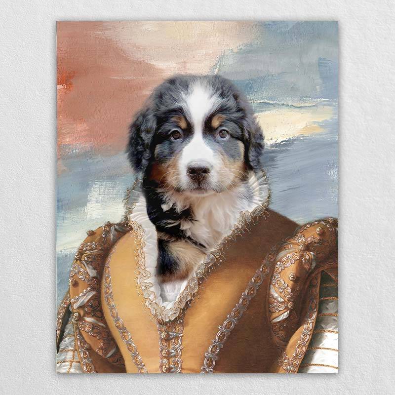 Noblewoman Pet Portrait Renaissance Dog Royal Portraits