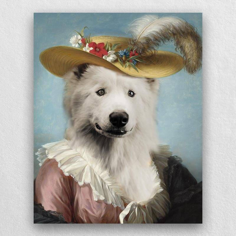 Painter Fancy Pet Portraits Pet Paintings on Canvas
