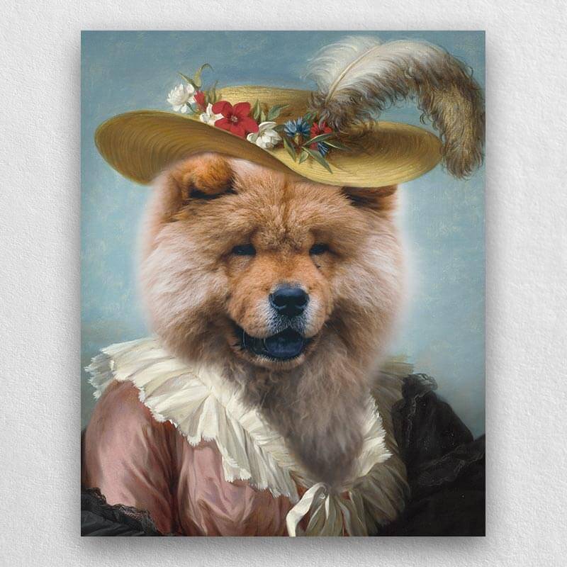 Painter Fancy Pet Portraits Pet Paintings on Canvas