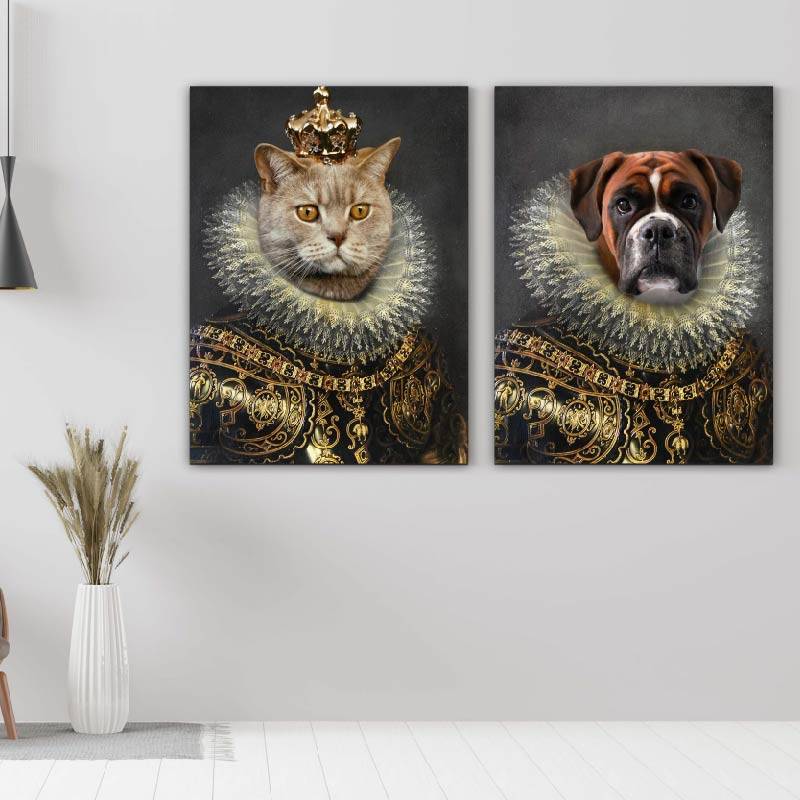 Archduke Regal Animal Portraits Paintings Of Pets In Costumes