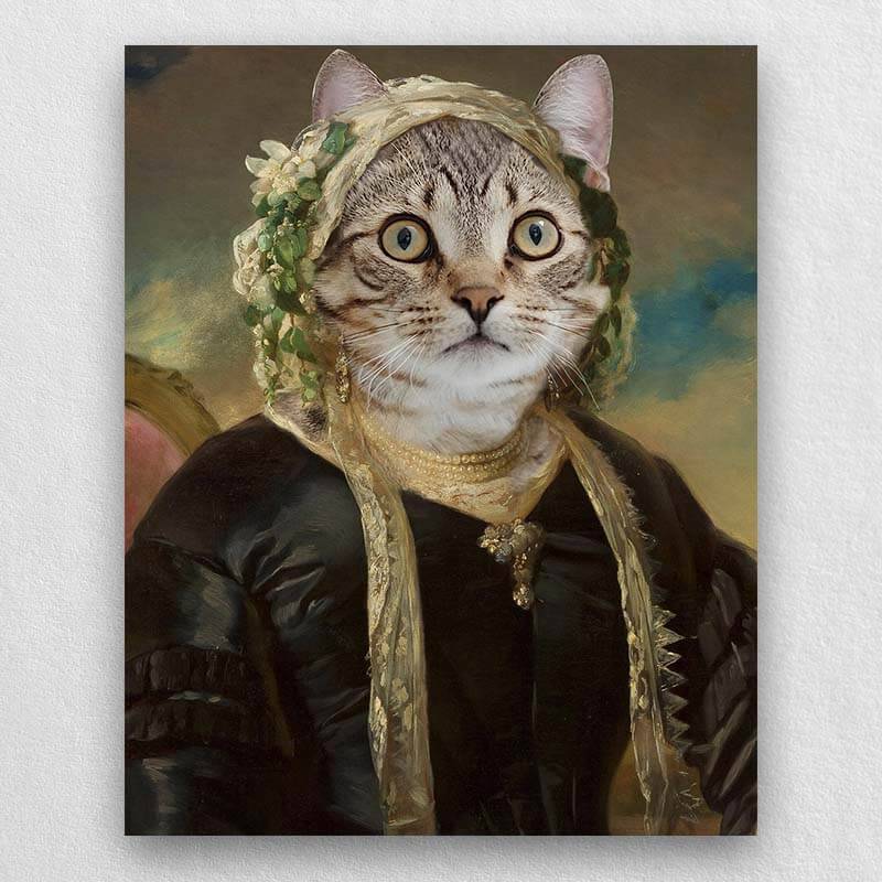 Portrait Of A Pet In A Cap Pet Renaissance Painting