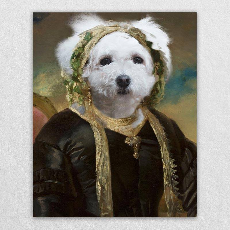 Portrait Of A Pet In A Cap Pet Renaissance Painting