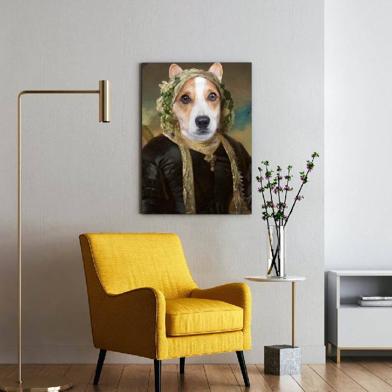 Portrait Of A Pet In A Cap Pet Renaissance Painting