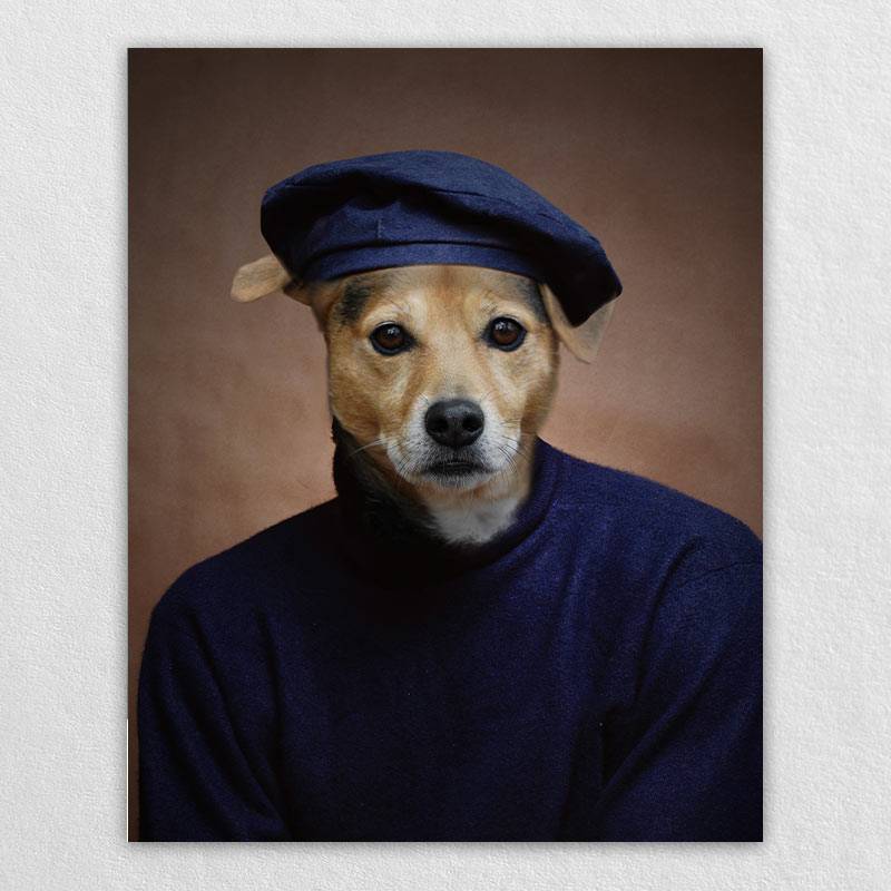 Casual Fashionista Pet Human Portrait Posh Pet Portraits