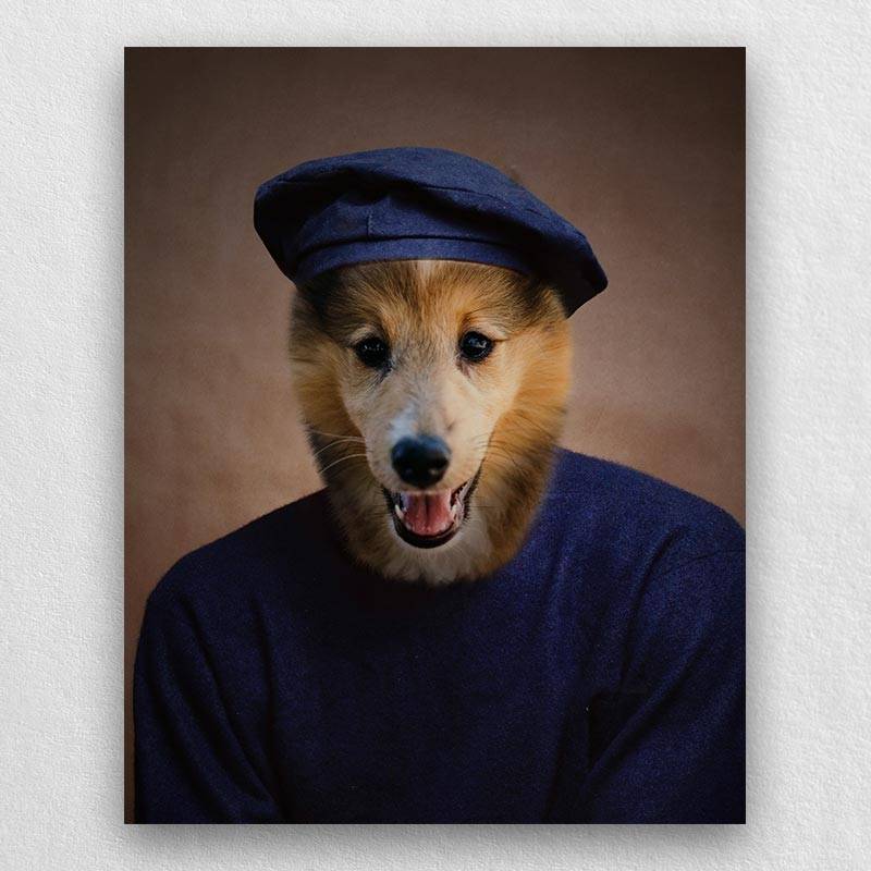 Casual Fashionista Pet Human Portrait Posh Pet Portraits