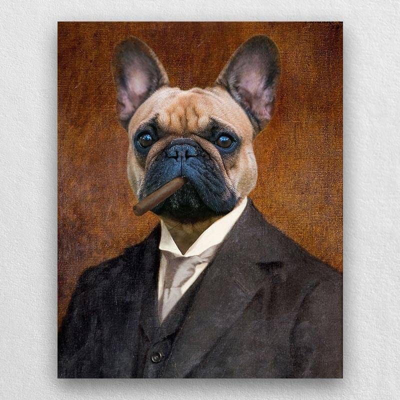 Pet Portraits In Suits Vintage Animal Portraits