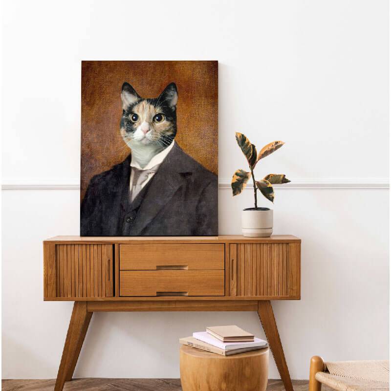 Pet Portraits In Suits Vintage Animal Portraits