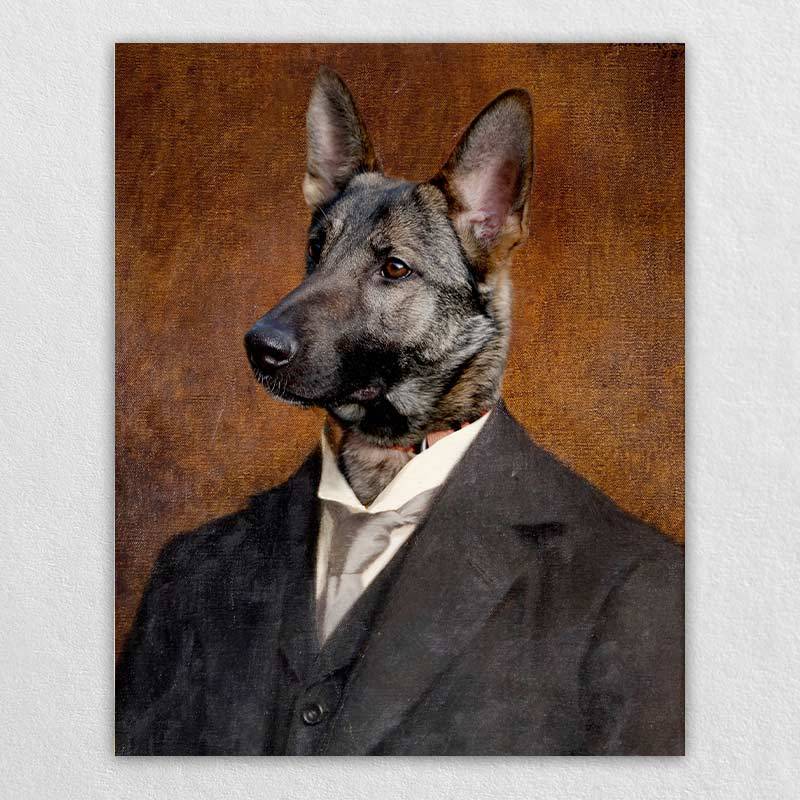 Pet Portraits In Suits Vintage Animal Portraits