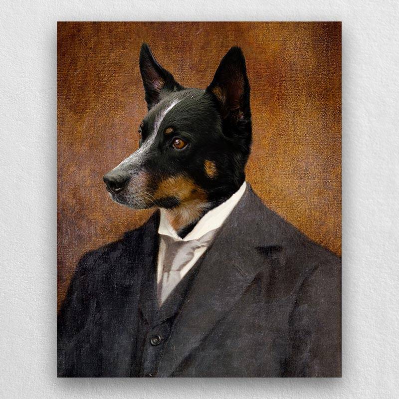 Pet Portraits In Suits Vintage Animal Portraits