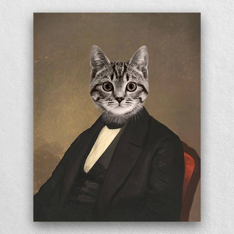 Historical Animal Portraits Painting Cats And Dogs