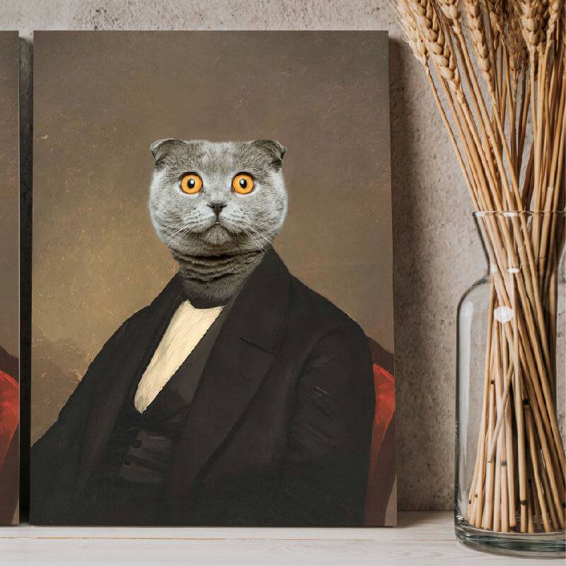 Historical Animal Portraits Painting Cats And Dogs