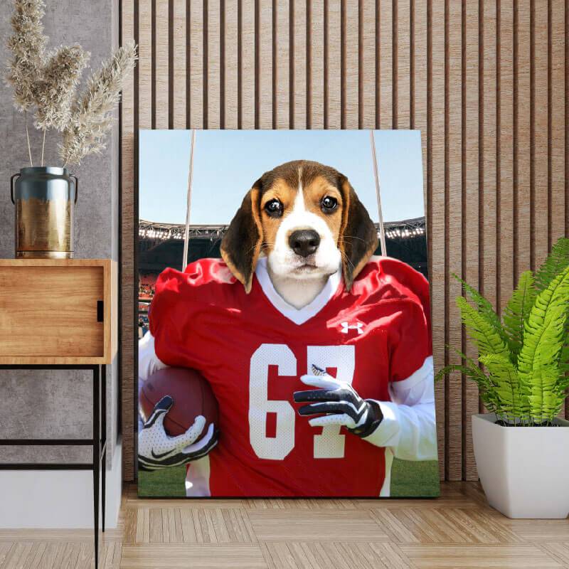 The Catch Animal Portraits Pet Canvas Painting