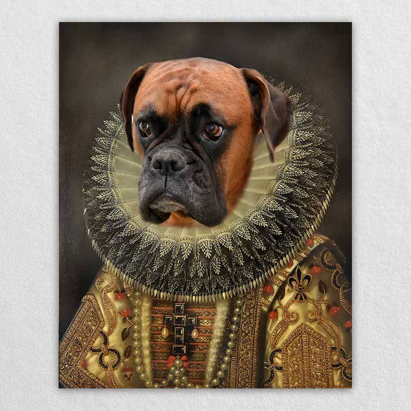 Ruff Renaissance Pet Portraits Pets Painting On Canvas