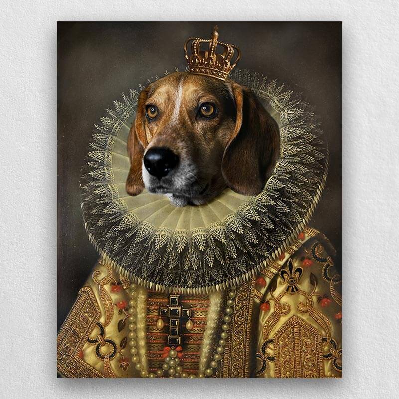 Ruff Renaissance Pet Portraits Pets Painting On Canvas