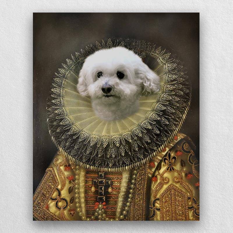 Ruff Renaissance Pet Portraits Pets Painting On Canvas