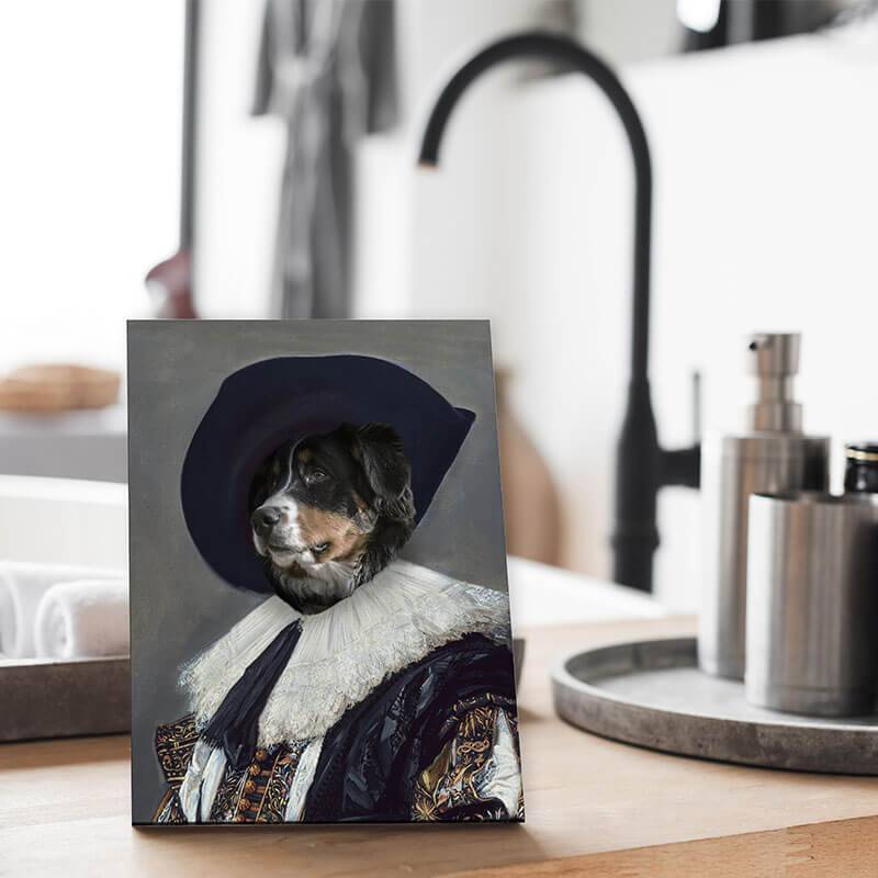 Cavalier Pet Royalty Portrait Baroque Dog Painting