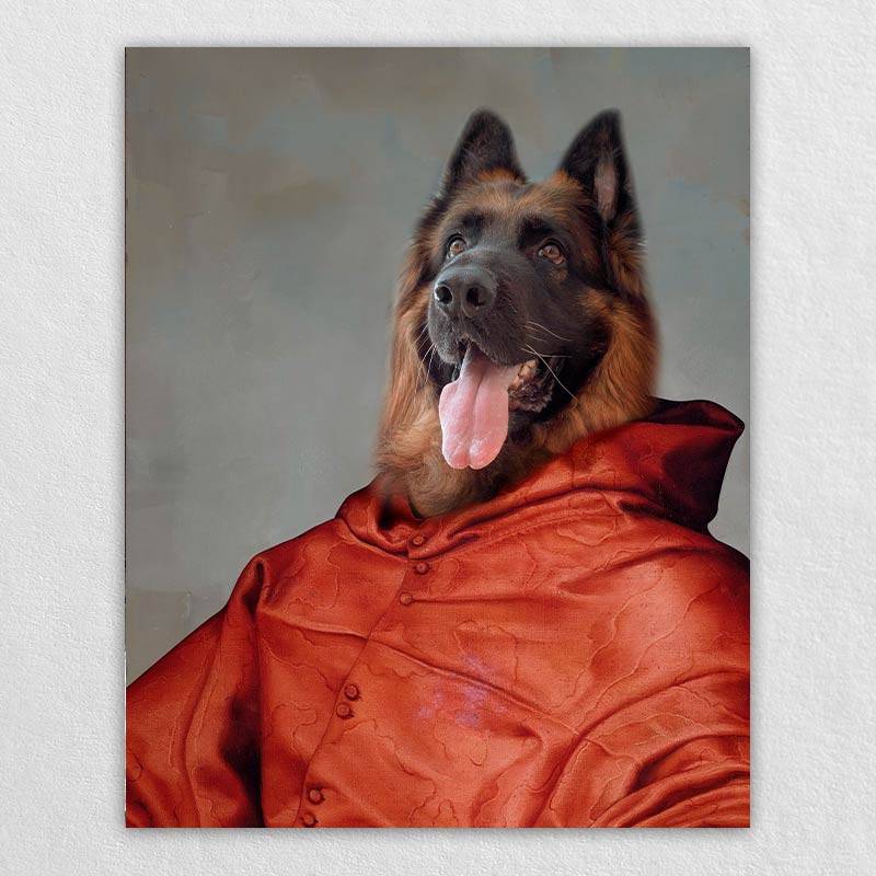 Cardinal Historical Pet Portraits Custom Pet Oil Paintings