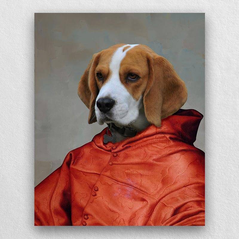 Cardinal Historical Pet Portraits Custom Pet Oil Paintings