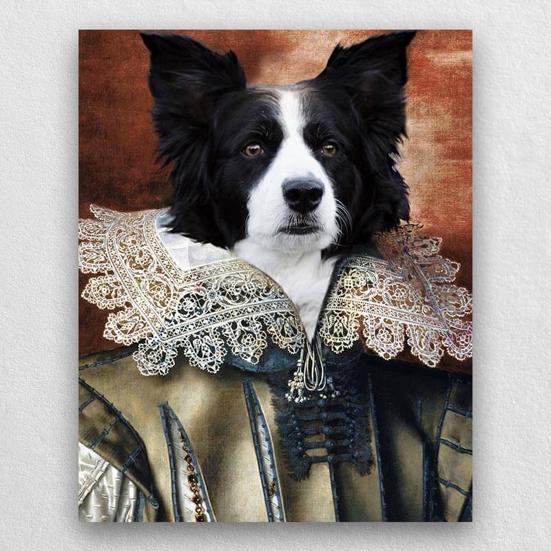 Duke Regal Pet Paintings Dog Portrait Painting