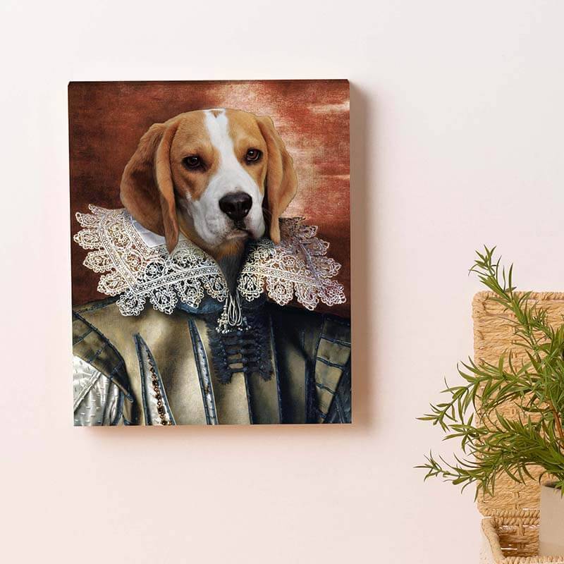 Duke Regal Pet Paintings Dog Portrait Painting