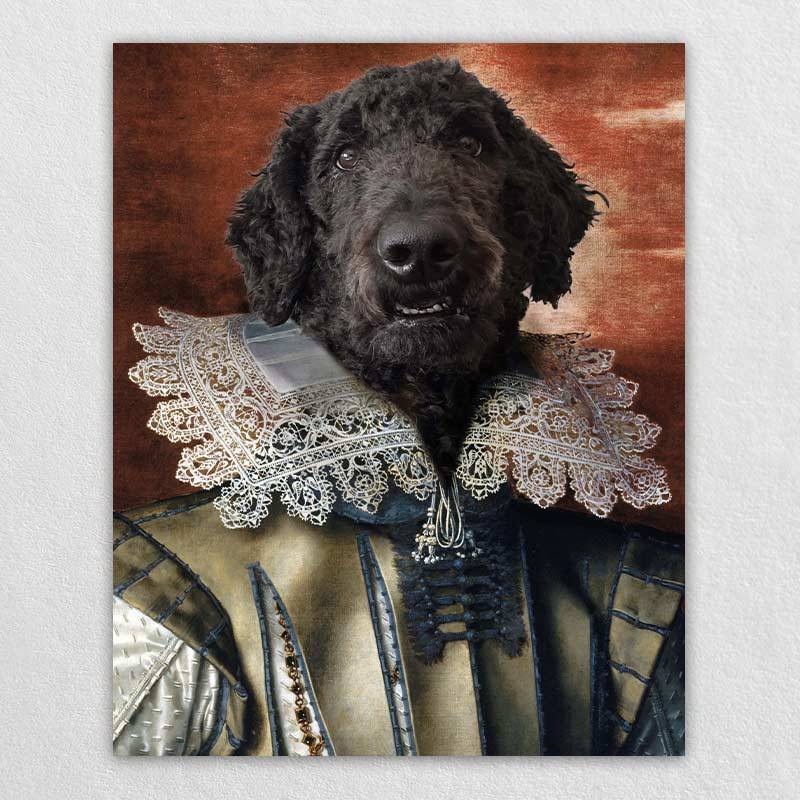 Duke Regal Pet Paintings Dog Portrait Painting