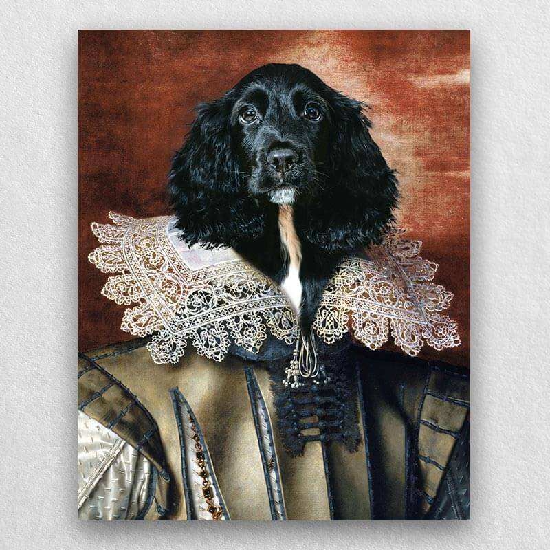 Duke Regal Pet Paintings Dog Portrait Painting