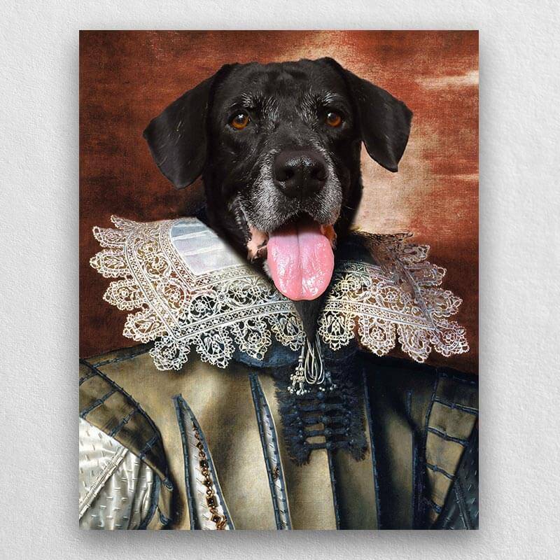 Duke Regal Pet Paintings Dog Portrait Painting