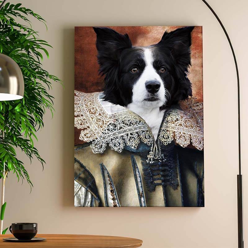 Duke Regal Pet Paintings Dog Portrait Painting