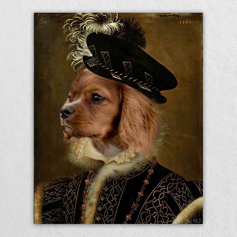 King Dog Portrait Cat Portrait Painting Pet Portrait Gift