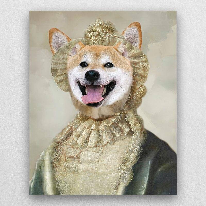 Duchess Royal Pet Portrait Painting Animal Photo Portraits