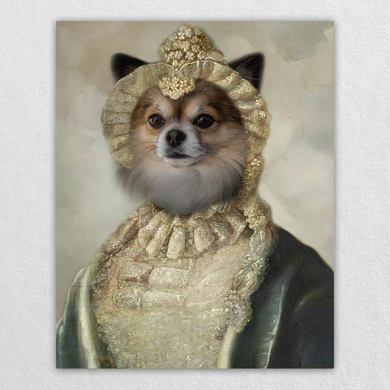 Duchess Royal Pet Portrait Painting Animal Photo Portraits