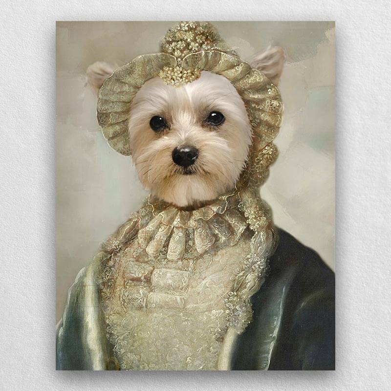 Duchess Royal Pet Portrait Painting Animal Photo Portraits