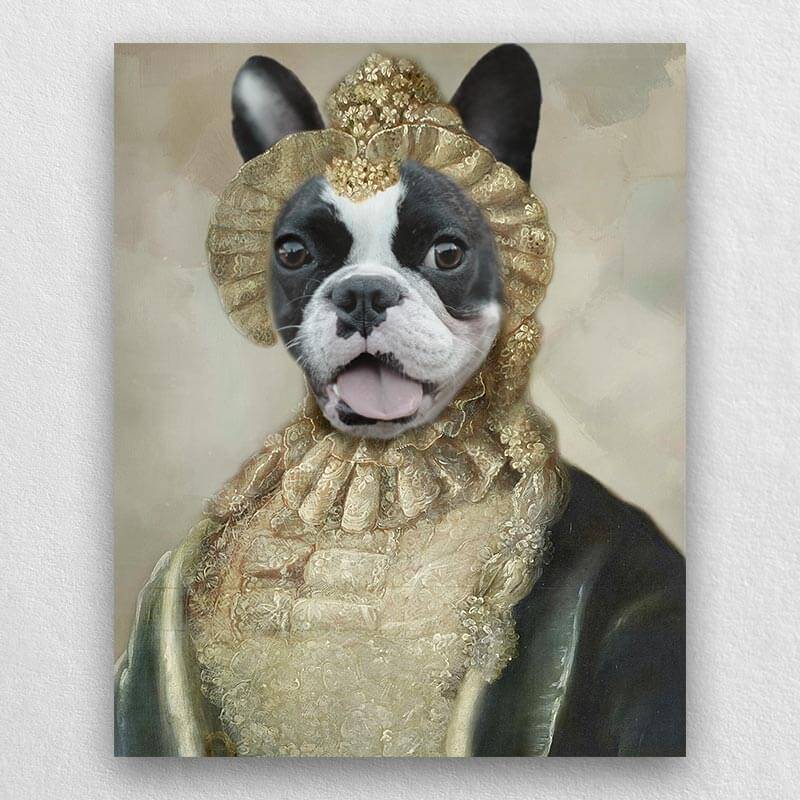 Duchess Royal Pet Portrait Painting Animal Photo Portraits