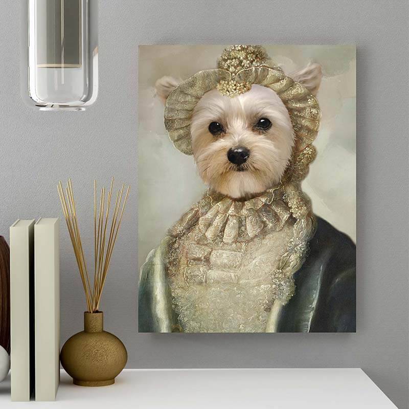 Duchess Royal Pet Portrait Painting Animal Photo Portraits