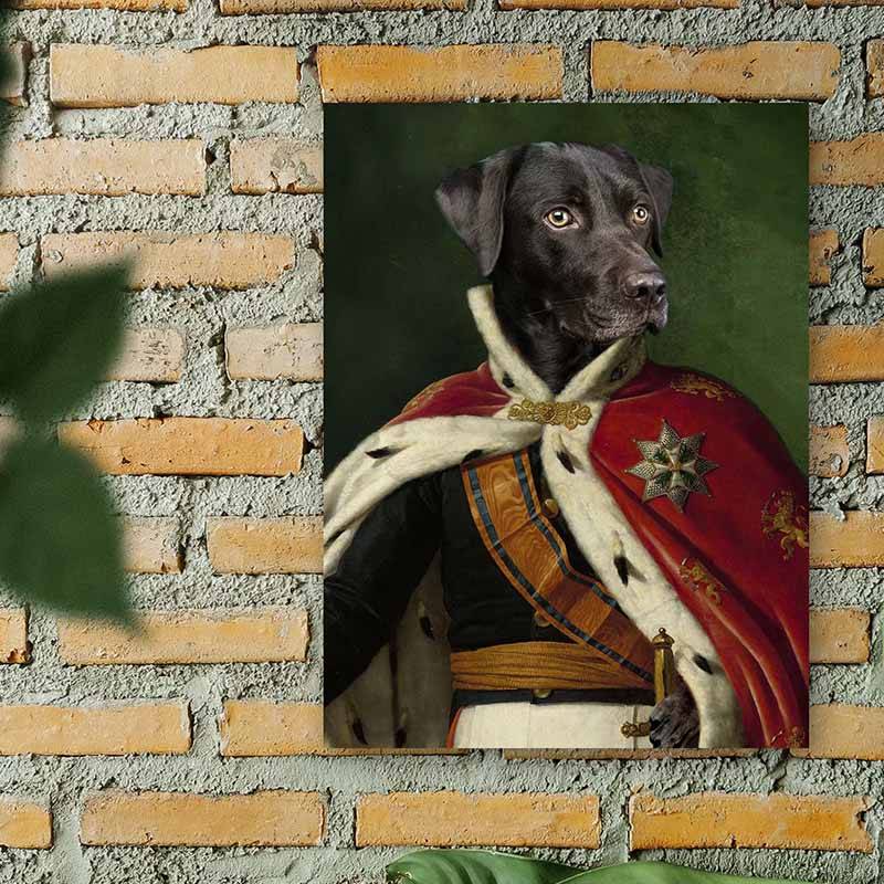 King Dog Painting Animal Pet Portraits Royalty