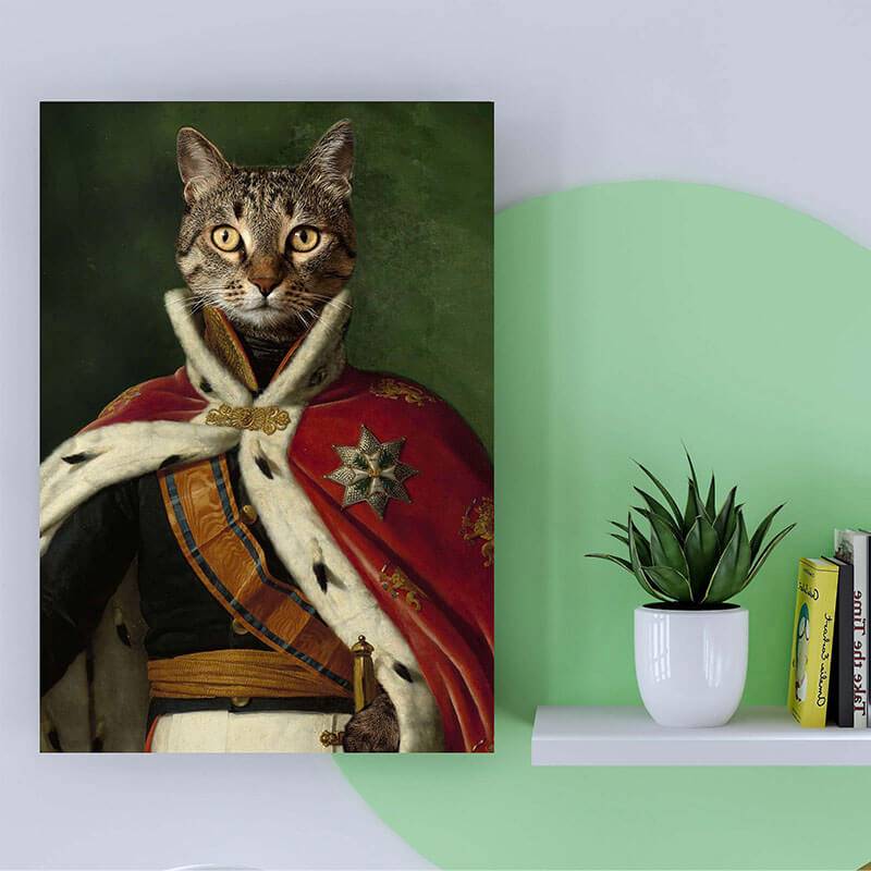 King Dog Painting Animal Pet Portraits Royalty