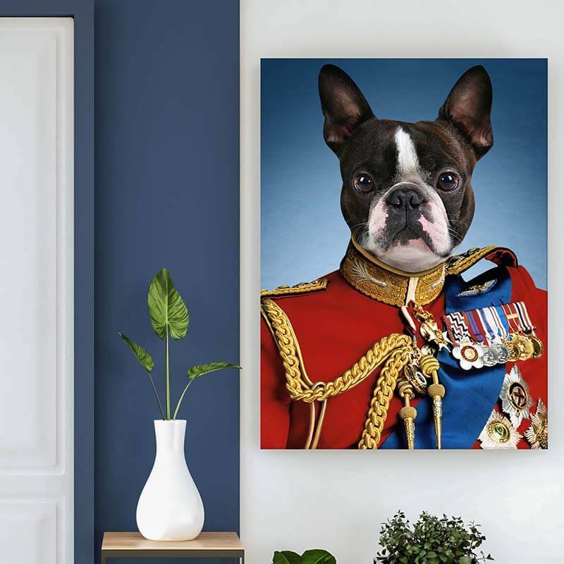 Prince Cat Portrait Royal Dog Paintings Pet Face Portraits