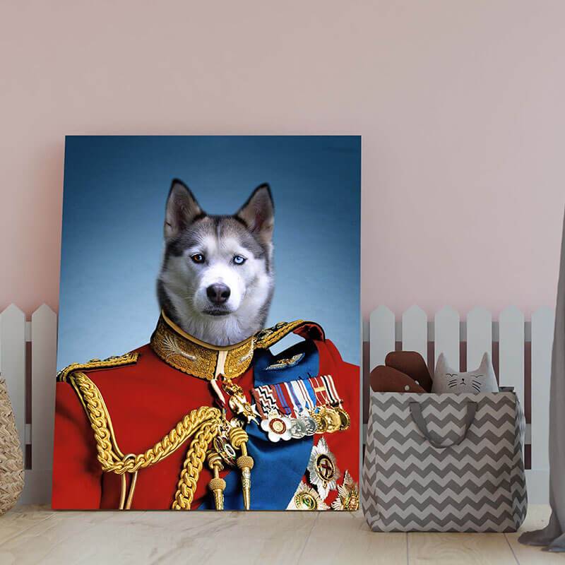 Prince Cat Portrait Royal Dog Paintings Pet Face Portraits