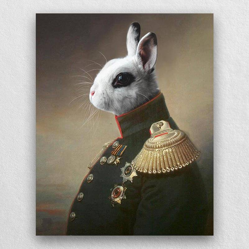 Emperor Royal Animal Portraits Pet Paintings Custom