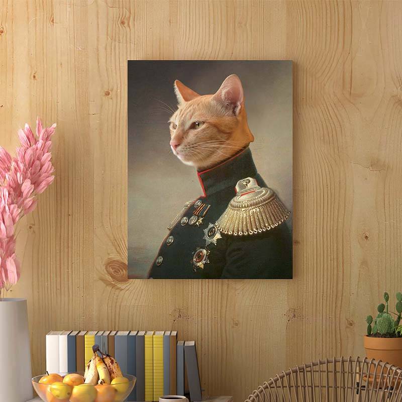 Emperor Royal Animal Portraits Pet Paintings Custom