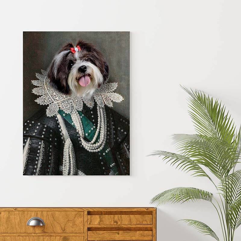 Duke Of Buckingham Renaissance Cat Portrait Dog Pet Portraits